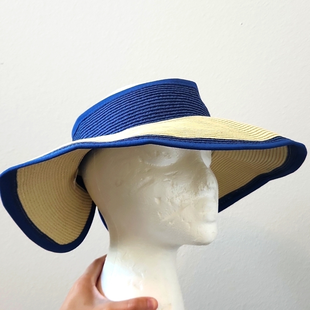 Paper Wide Brim Foldable Visor Hat